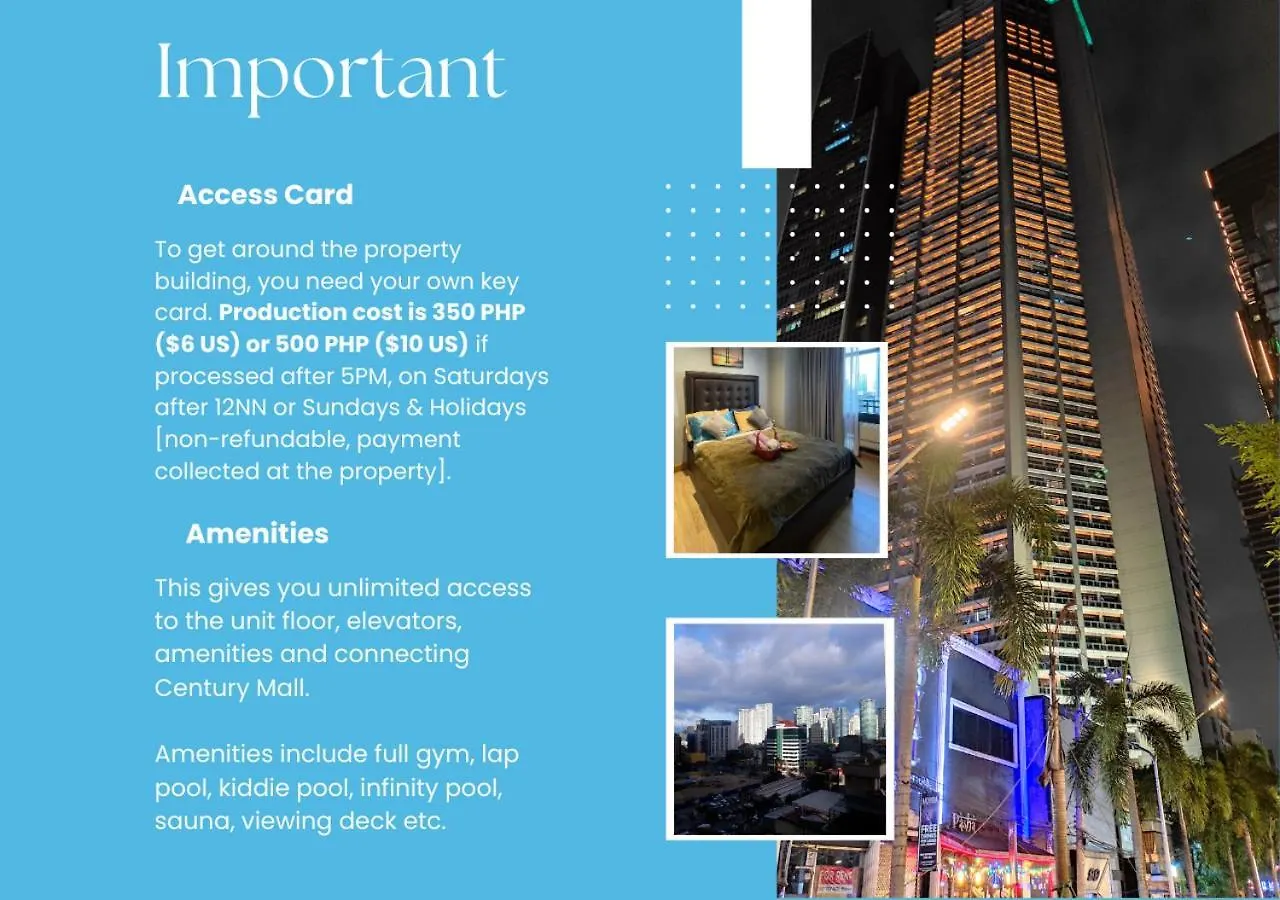Condo In Makati With Fast Wifi, Free Pool, Netflix And Own Balcony Manila